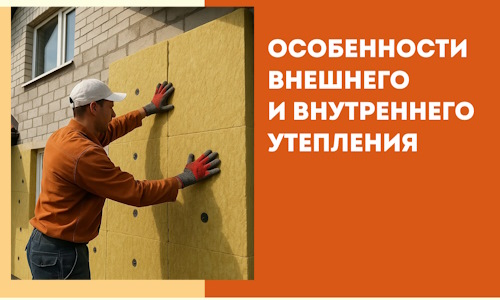 Какие особенности внешнего и внутреннего утепления в Благовещенске