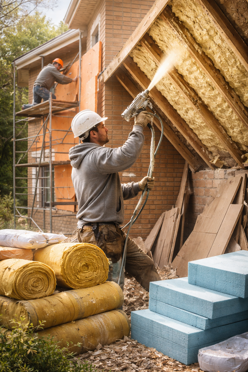 Утепление домов в Благовещенске под ключ от 4266 руб/м2 | Профессионально — ТепломастерБгн