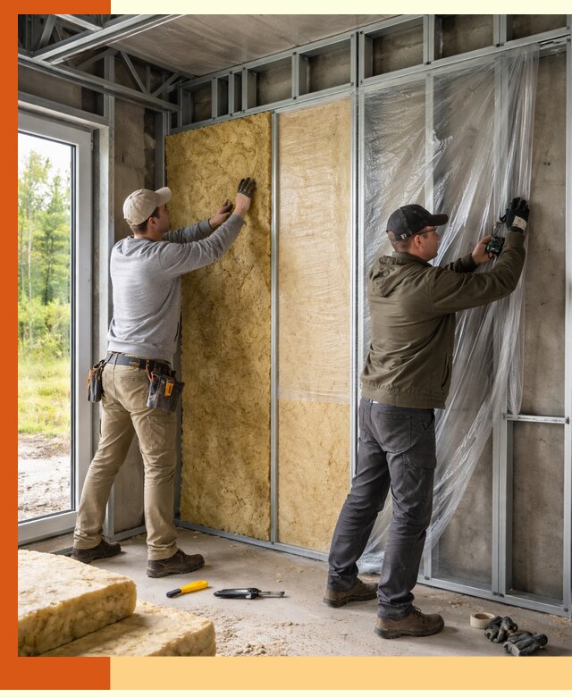 Утепление дома из ЛСТК в Благовещенске с гарантией качества и эффективности