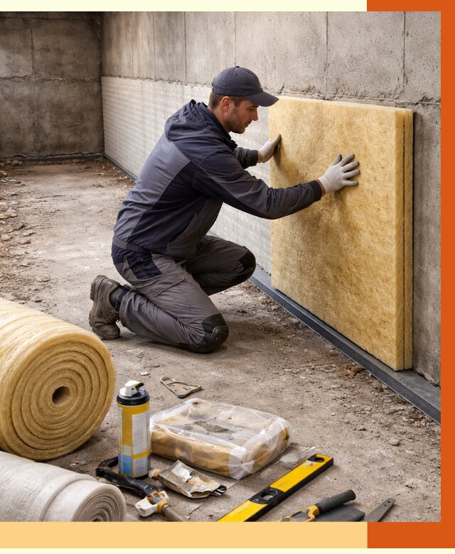 Утепление фундамента изнутри в Благовещенске от 4266 руб./м2 — работы под ключ | ТепломастерБгн