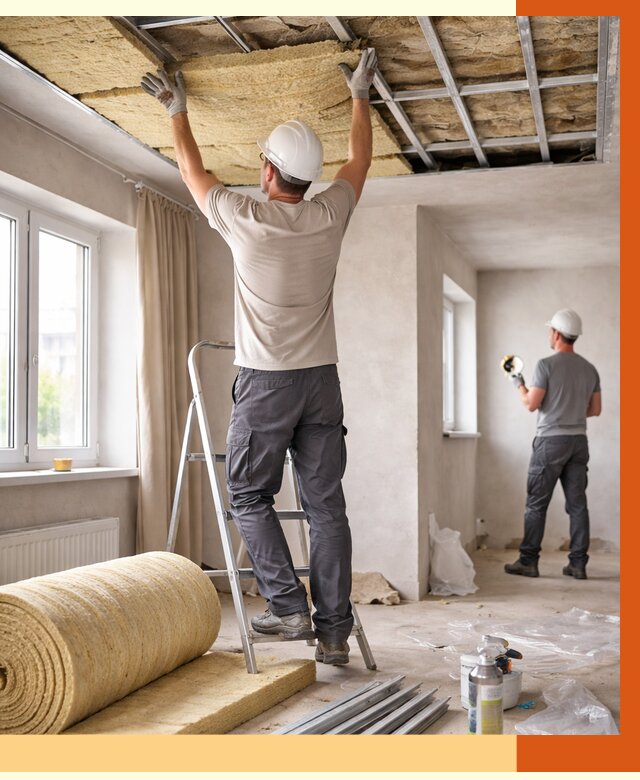 Утепление потолка в частном доме в Благовещенске от 965 руб./м² — работы под ключ | ТепломастерБгн