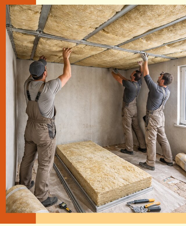 Утепление потолка в Благовещенске — тепло и без сквозняков