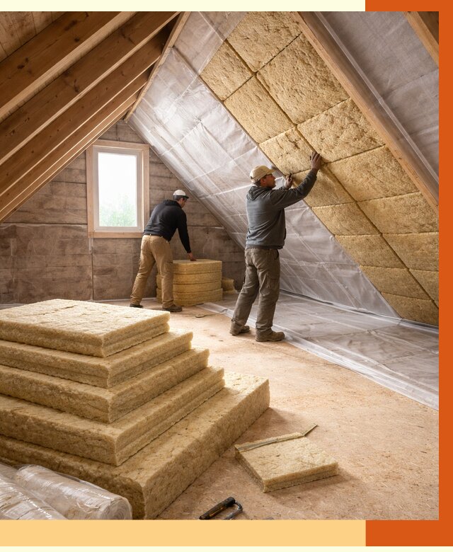 Утепление мансарды в Благовещенске от 2539 руб/м2 — комплексно и под ключ | ТепломастерБгн