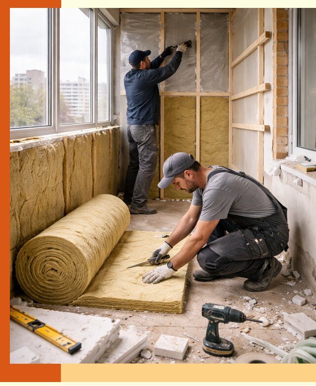 Утепление балкона под ключ в Благовещенске качественно и быстро