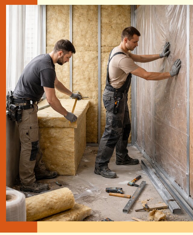 Профессиональное утепление лоджии в Благовещенске эффективно и надежно