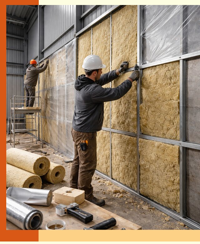 Утепление ангара в Благовещенске — профессиональная теплоизоляция помещений