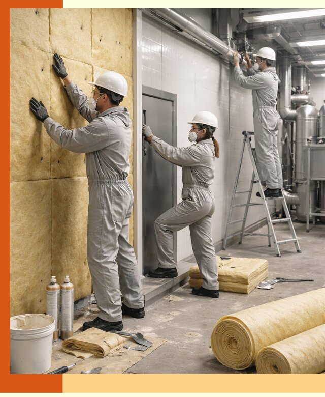 Утепление пищевого цеха под ключ в Благовещенске