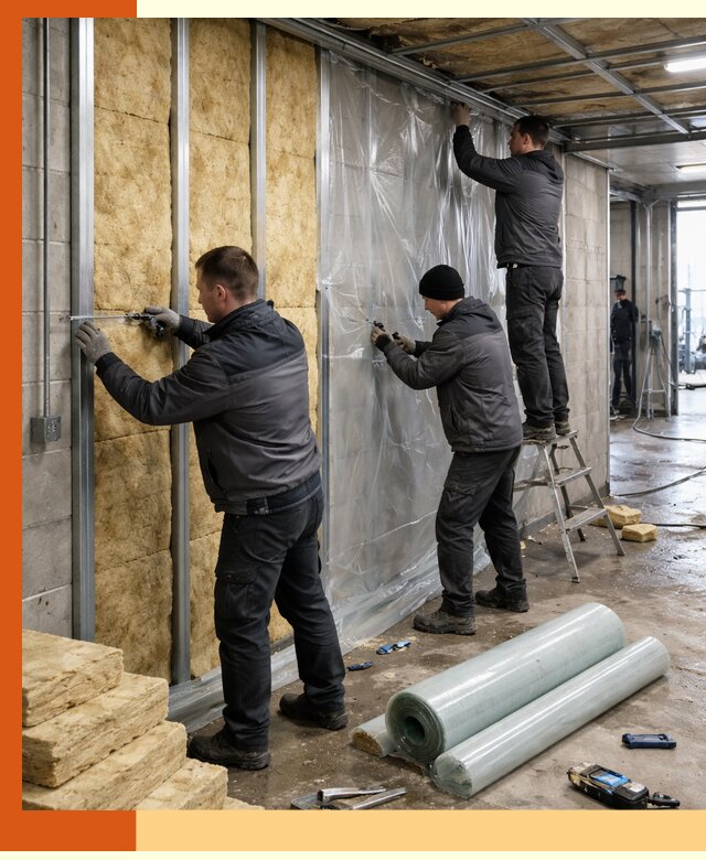 Профессиональное утепление автомойки в Благовещенске для любого типа помещений