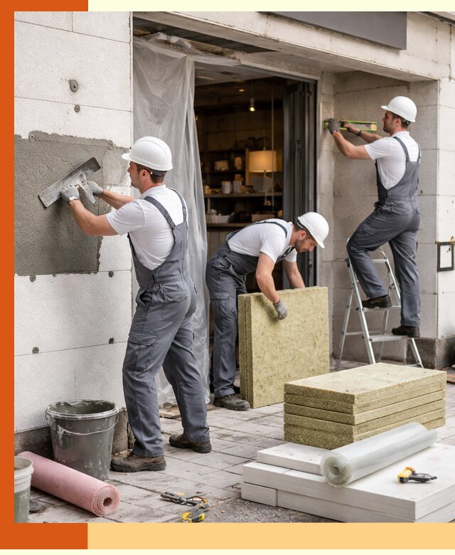 Утепление кафе в Благовещенске: профессиональная теплоизоляция и монтаж