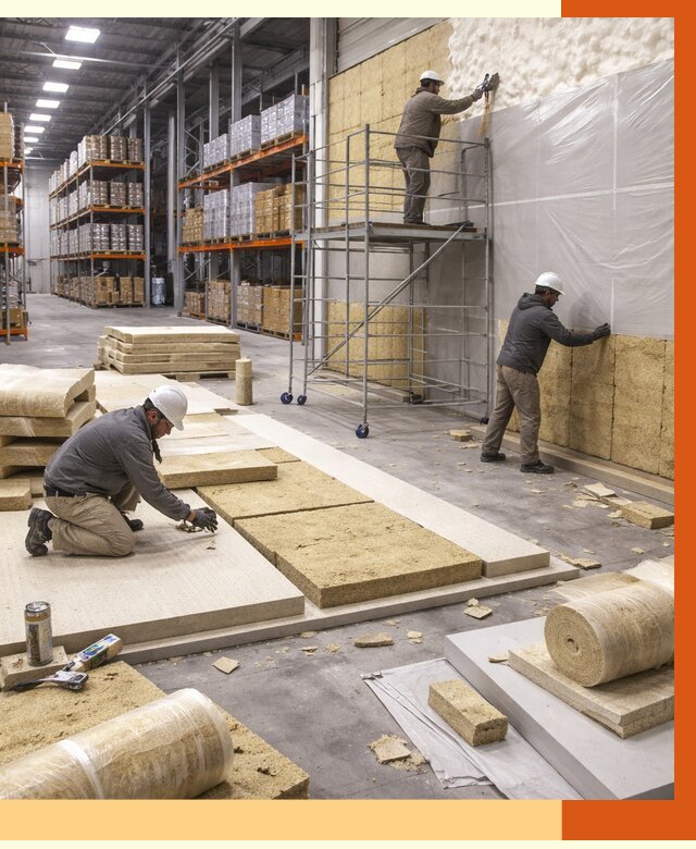 Утепление складского терминала в Благовещенске от 7618 руб./м² под ключ | ТепломастерБгн