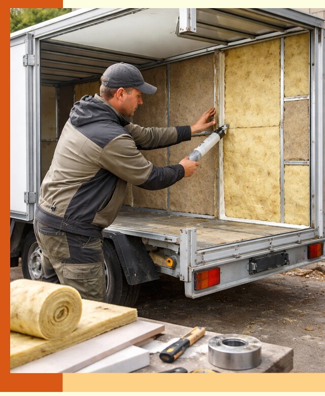 Профессиональное утепление прицепа в Благовещенске для любых условий