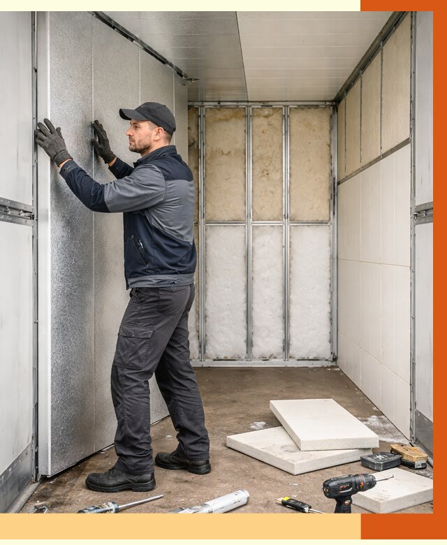 Утепление холодильного кузова в Благовещенске от 13712 руб. под ключ | ТепломастерБгн