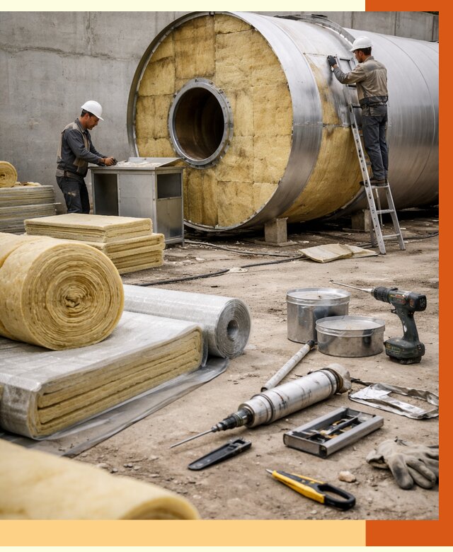 Утепление резервуара с топливом в Благовещенске от 27932 руб. под ключ | ТепломастерБгн