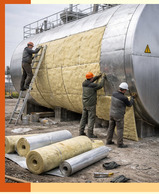 Утепление резервуаров с топливом в Благовещенске надежно и экономично