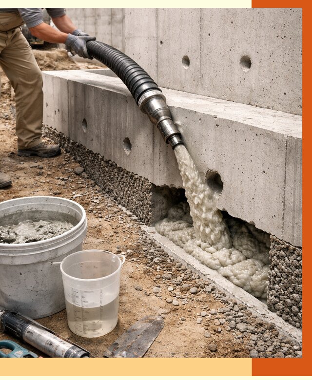 Заполнение полостей фундамента в Благовещенске от 6907 руб. под ключ | ТепломастерБгн