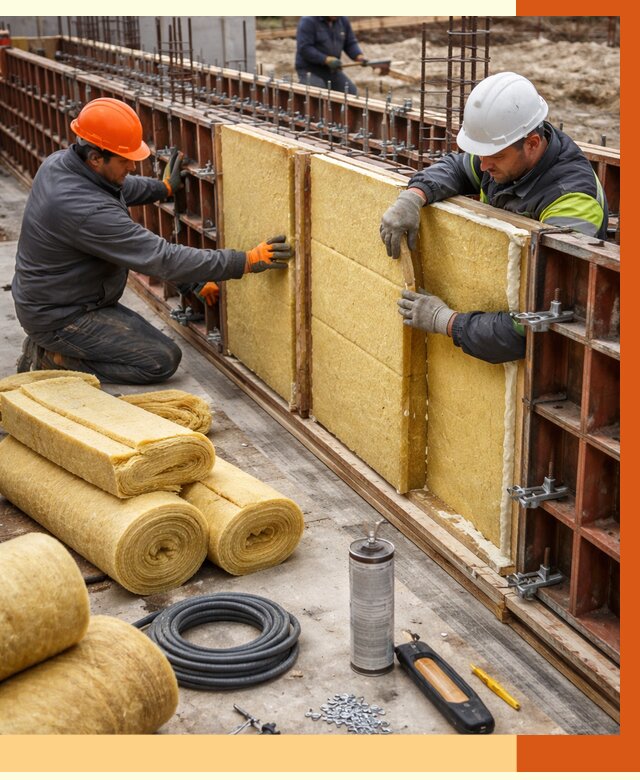 Теплоизоляция опалубки в Благовещенске от 7313 руб. за м2 — услуги и монтаж | ТепломастерБгн