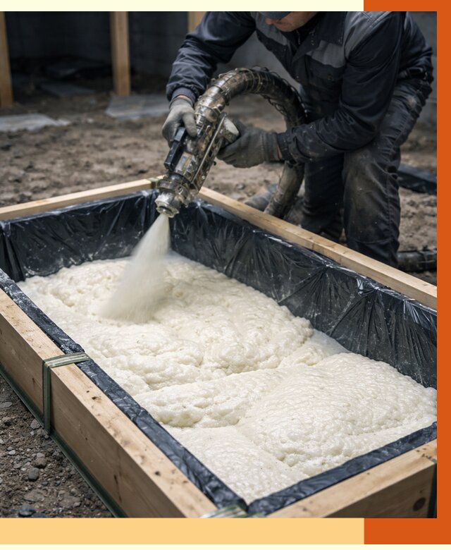 Заливка ППУ в формы в Благовещенске от 2539 руб. — утепление форм под ключ | ТепломастерБгн