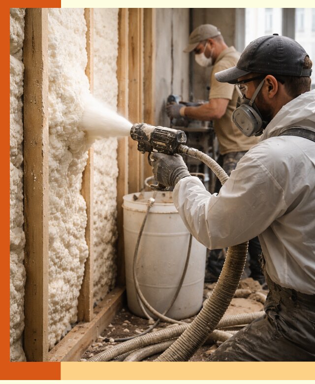 Утепление пеноизолом жилых и коммерческих объектов в Благовещенске