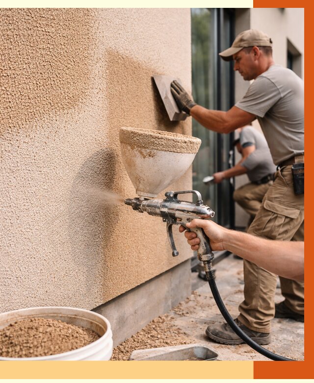 Утепление фасада жидкой пробкой в Благовещенске от 4875 руб./м² под ключ | ТепломастерБгн