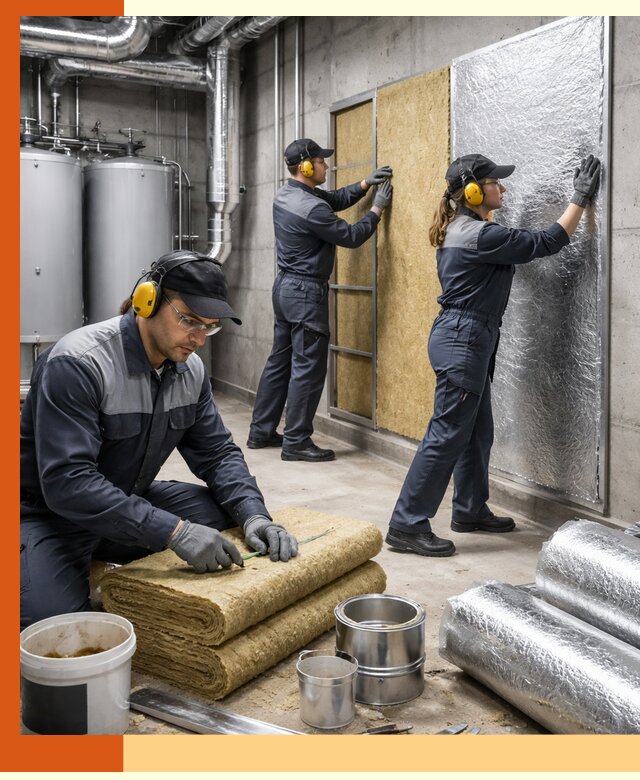 Шумоизоляция котельной в Благовещенске: профессиональный монтаж и материалы