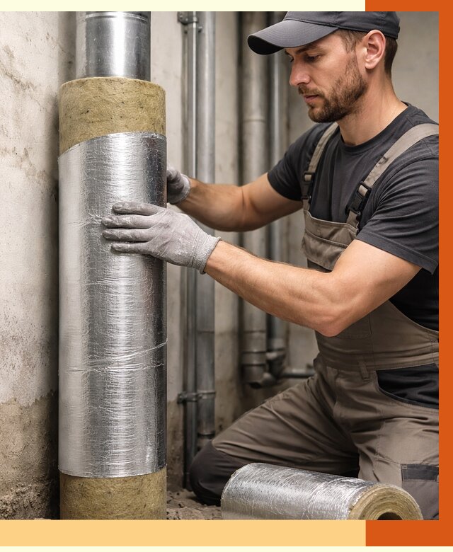 Шумоизоляция труб в Благовещенске от 1219 руб. — шумоподавление и звукоизоляция труб | ТепломастерБгн