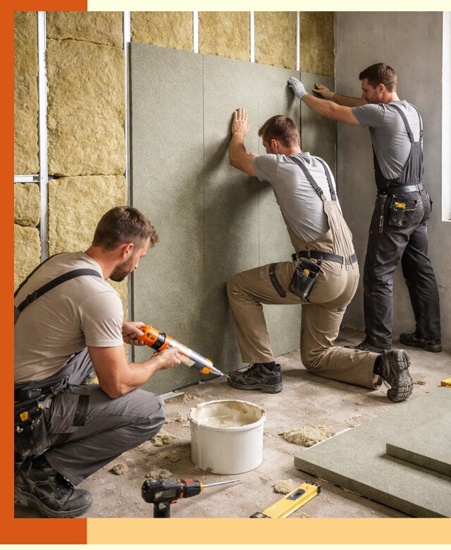 Профессиональная шумоизоляция стен в Благовещенске для квартир и домов