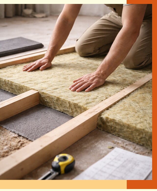 Шумоизоляция пола в Благовещенске от 1270 руб./м² — профессиональная звукоизоляция | ТепломастерБгн