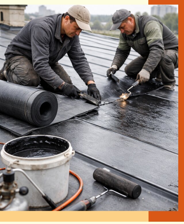 Гидроизоляция фальцевой кровли в Благовещенске от 7618 руб. под ключ | ТепломастерБгн