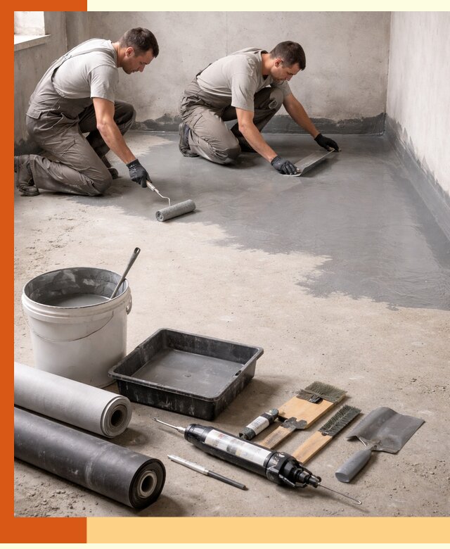 Гидроизоляция пола в Благовещенске — надежная защита от влаги и протечек