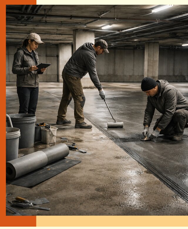 Гидроизоляция паркинга в Благовещенске: качественная защита зданий