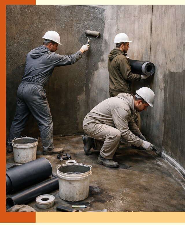 Гидроизоляция резервуара профессионально в Благовещенске