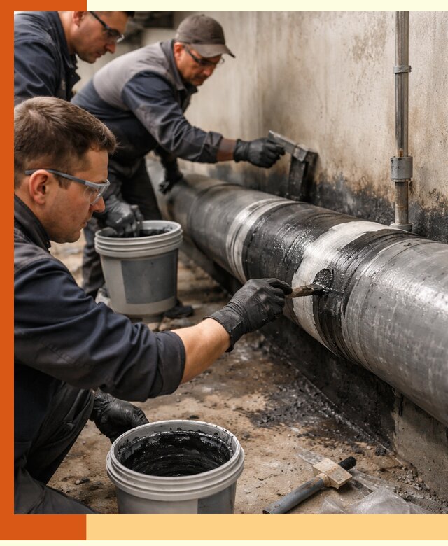 Гидроизоляция труб в Благовещенске — защита и герметизация коммуникаций