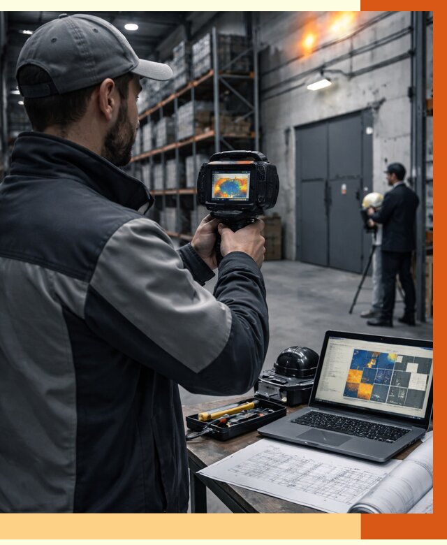 Тепловизионное обследование склада в Благовещенске от 6602 руб. | ТепломастерБгн